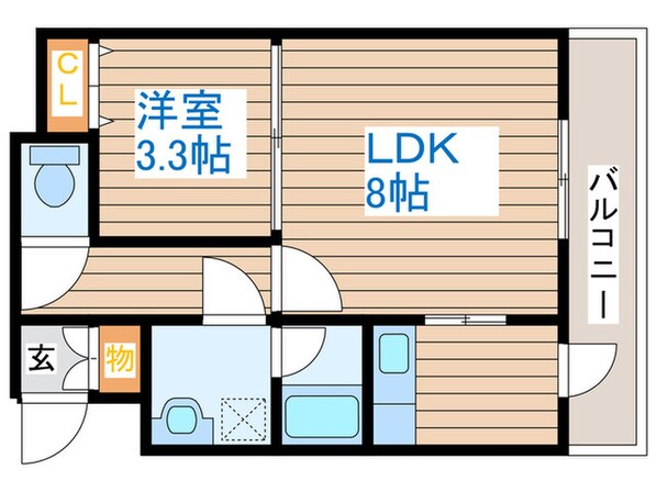 コットンハウスの物件間取画像